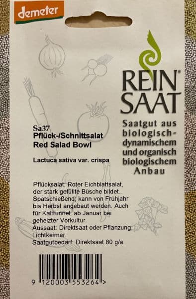 Red Salat Bowl