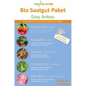 Bio Saatgut Paket Easy Anbau