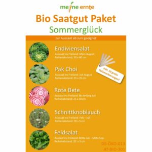 Bio Saatgut Paket Sommerglück